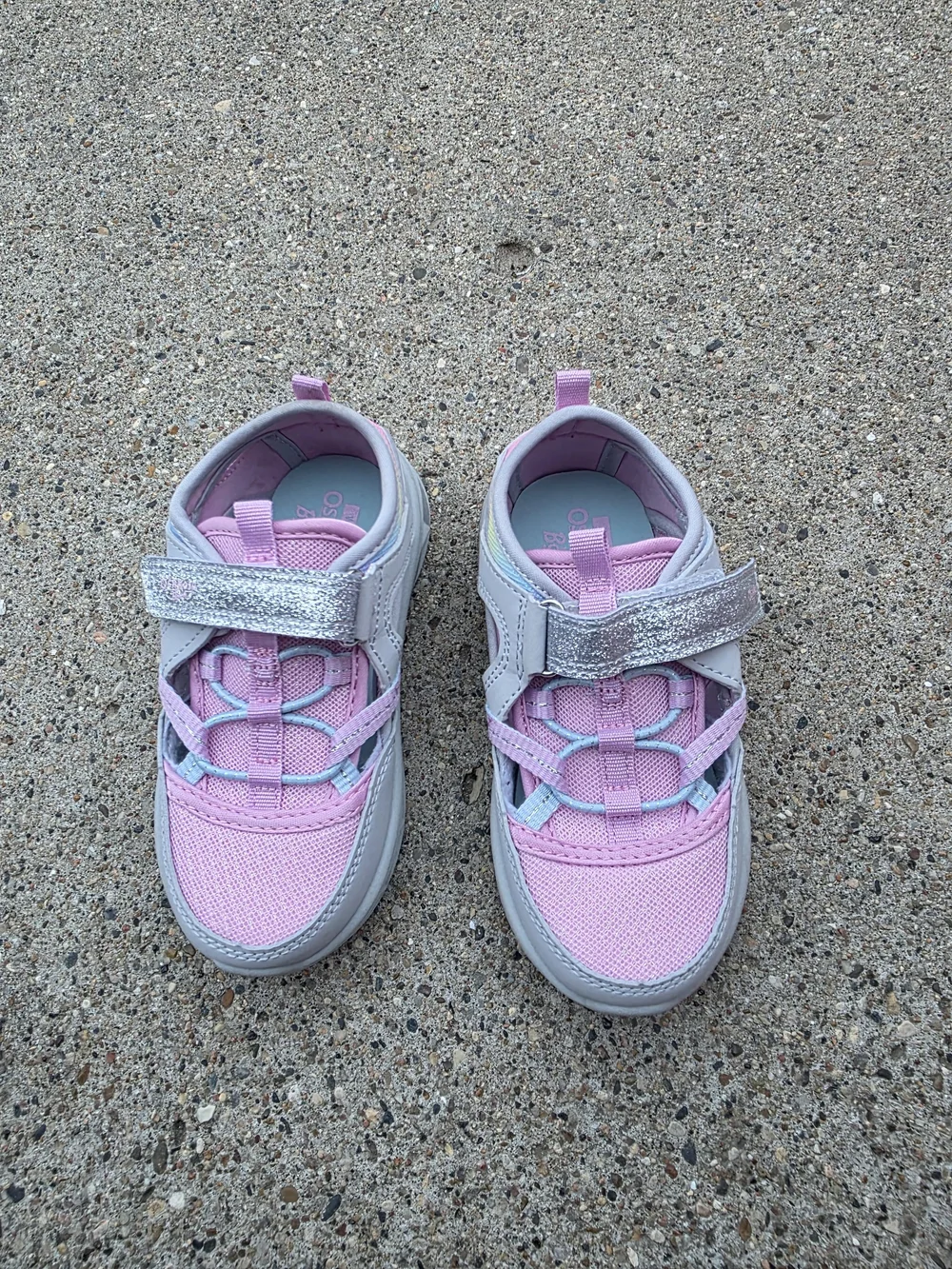 Oshkosh washable sandals With Pink Glitter Strap  Girl  10k